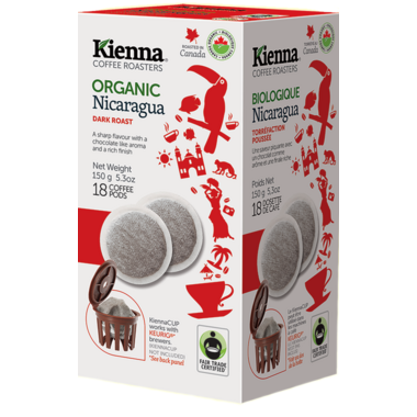 Kienna Coffee Roasters Nicaragua Coffee Pods Kienna Coffee Roasters Nicaragua Coffee Pods