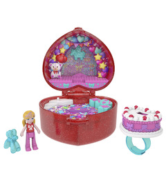 image of Mattel Polly Pocket 80th Anniversary Ring Box with sku:333537