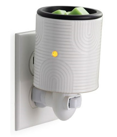image of Candle Warmers Flip Dish Pluggable Fragrance Warmer Art Deco with sku:337887