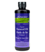 Huile de lin biologique liquide Herbal Select