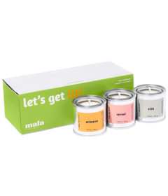 Mala The Brand Scented Candle Gift Set Let's Get Lit