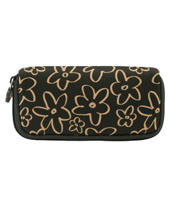 MYTAGALONGS Minimal Floral Vitamin Organizer Olive Floral