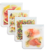 (re)zip Food Storage Bag Set Clear