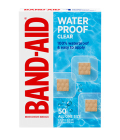 Band-Aid Waterproof Clear Spot Adhesive Bandages Small