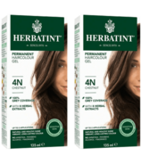 Herbatint 4N Chestnut Permanent Hair Colour Bundle