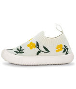 Jan & Jul Graphic Knit Shoes Yellow Flower