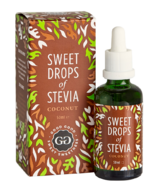 Gouttes sucrées de Stevia à la noix de coco