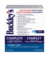 Buckley's Complete Extra Strength Cough, Cold & Flu Nighttime