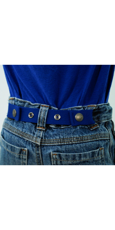 Babyhug Belt with Stripe - Royal Blue
