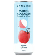 Landish Marine Collagen Sparkling Water Apple Lychee