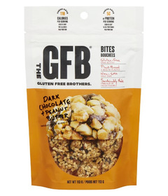 The GFB Gluten Free Bites Dark Chocolate Peanut Butter