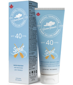 Green Beaver Natural Mineral Sport Sunscreen Lotion SPF 40