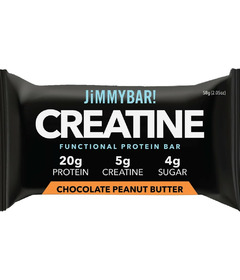 JiMMYBAR! Creatine Protein Bar Chocolate Peanut Butter
