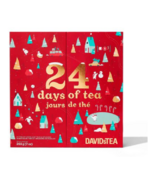 Calendrier de l'Avent des vacances 24 jours de thé de DAVIDsTEA