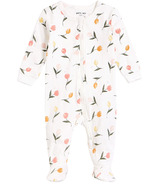 Petit Lem Baby Sleeper Tulip Knit Off White