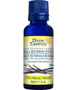 Divine Essence Organic Vanilla Bourbon Extract Huile Essentielle