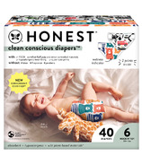 The Honest Company Club Box Diapers Beary Cool and Big Trucks