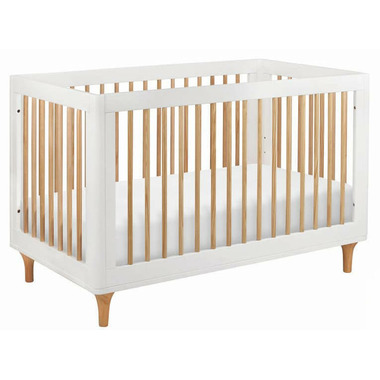 Babyletto Lolly 3-in-1 Convertible Crib White and Natural Babyletto Lolly 3-in-1 Convertible Crib White and Natural