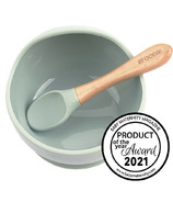 Glitter & Spice Silicone Bowl + Spoon Set Sage