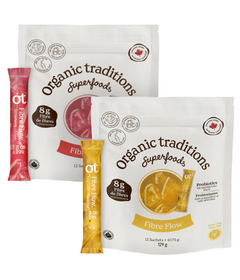 Organic Traditions Fibre Flow Strawberry & Yuzu Lime Bundle