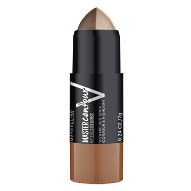 Maybelline Facestudio Master Contour V-Shape Duo Stick, 15 Medium, 0.24 oz  