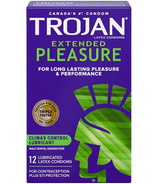 Préservatifs en latex lubrifiés pour plaisir prolongé de Trojan