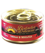 Lick Your Chops Distinctive Delicacies Salmon & Whitefish Cat Food Can