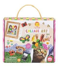 Tiger Tribe Collage Art