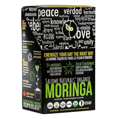 Salome Naturals Inc. Organic Moringa Leaf Powder Stick Pack Salome Naturals Inc. Organic Moringa Leaf Powder Stick Pack
