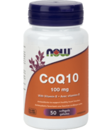 CoQ10 avec vitamine E en capsules molles de NOW Foods