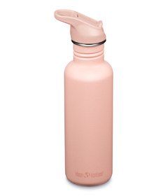 Klean Kanteen Classic with Flip Seal Sport Cap Peach Parfait