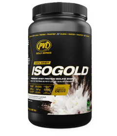 PVL Gold Series ISOGOLD Whey Protein Isolate Shake Chocolate