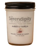 Serendipity Candles Mason Jar Amber & Vanille