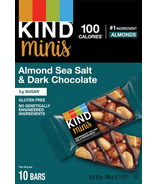 KIND Minis Barres Amande Sel de Mer et Chocolat Noir