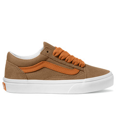 Vans Kids Old Skool Shoe Pop Brown Orange