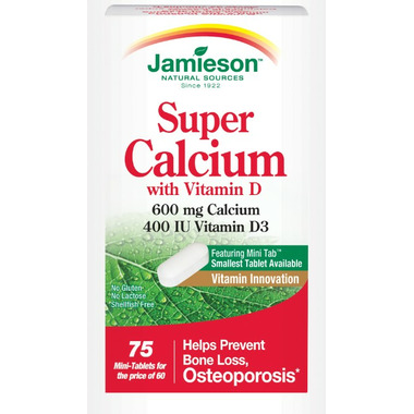 Jamieson Super Calcium With Vitamin D Bonus Pack Jamieson Super Calcium With Vitamin D Bonus Pack