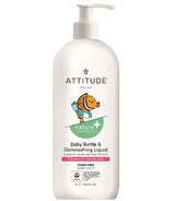ATTITUDE Nature+ Little Ones Bottle + Dishwashing Liquid Fragrance Free
