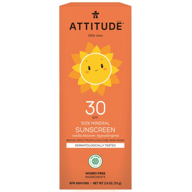 ATTITUDE Little Ones 100% Mineral Sunscreen Vanilla Blossom ATTITUDE Little Ones 100% Mineral Sunscreen Vanilla Blossom