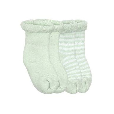 Kushies Terry Newborn Socks Kushies Terry Newborn Socks