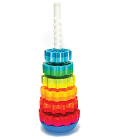 Fat Brain Toys SpinAgain Stacking Toy