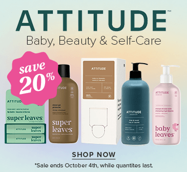 Save 20% on ATTITUDE Baby, Beauty & Self-Care