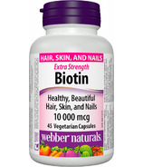 Webber Naturals biotine 10 000 mg extra-fort