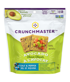 Crunchmaster Avocado Toast Rice Crackers Salt & Pepper