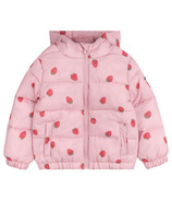 miles the label Hooded Packable Jacket Strawberry Pink