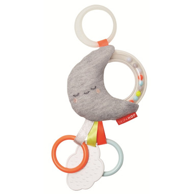 Skip Hop Silver Lining Cloud Rattle Moon Stroller Toy Skip Hop Silver Lining Cloud Rattle Moon Stroller Toy