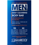 Giovanni Men's Daily Cleansing Body Bar