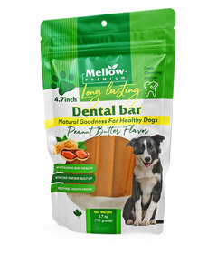 Mellow Premium Dog Dental Sticks Peanut Butter