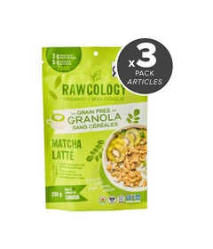 Rawcology Organic Gluten Free Grain Free Granola Matcha Latte Bundle