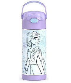 Thermos Stainless Steel FUNtainer Water Bottle with Straw Frozen