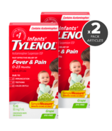 Tylenol Infants' Fever & Pain Suspension Drops Bundle